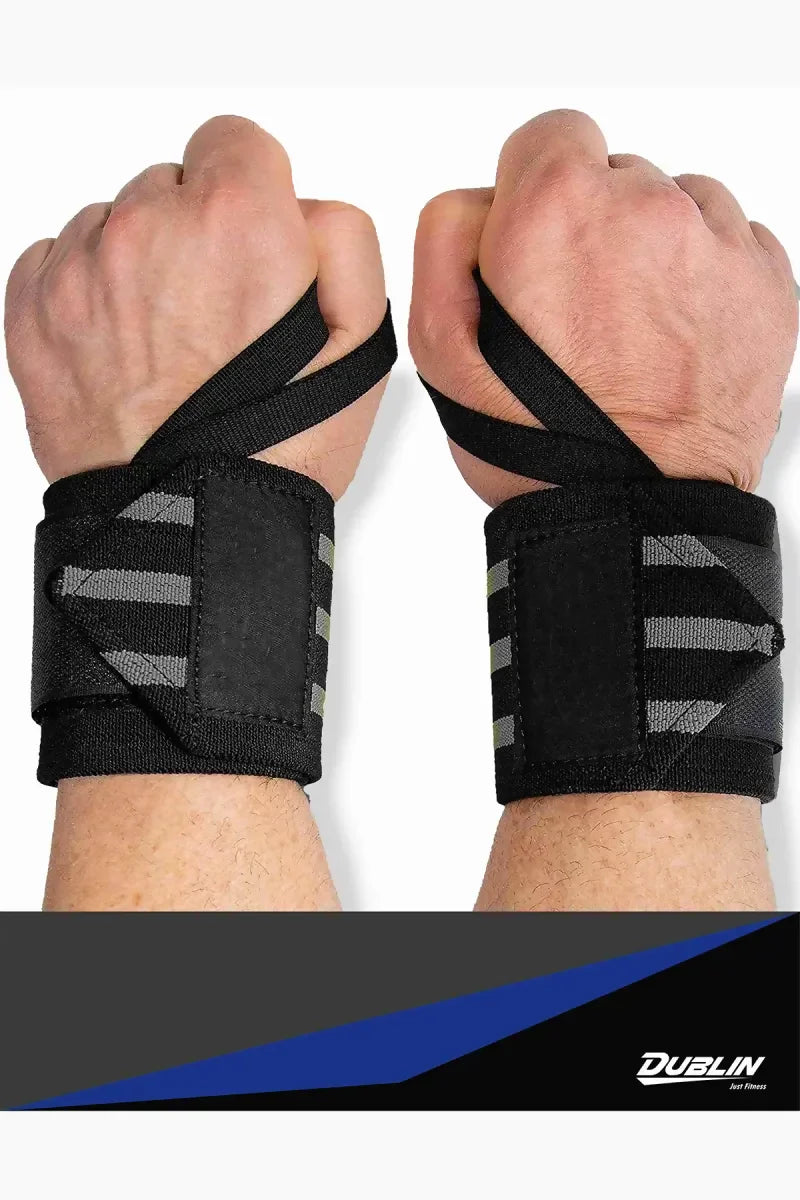 Weight Lifting Wrist Strap Gym Wrap With Thumb (Free Size)
