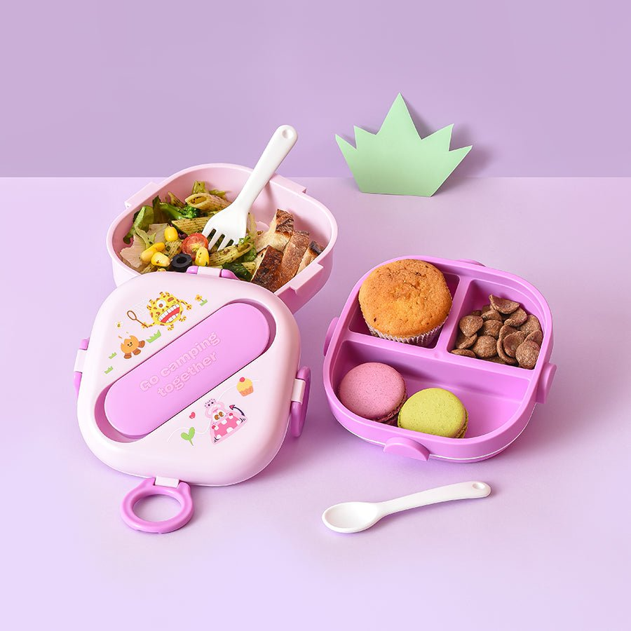Monsters Double - Layer Sealed Bento Lunch Box