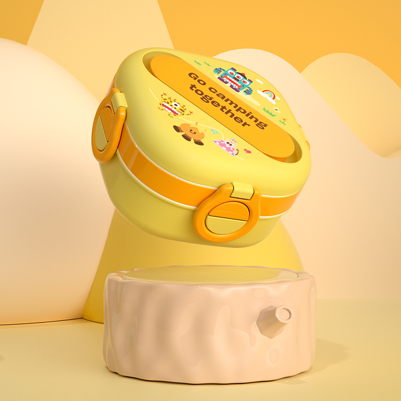 Monsters Double - Layer Sealed Bento Lunch Box