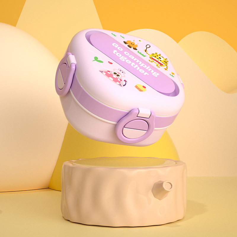 Monsters Double - Layer Sealed Bento Lunch Box