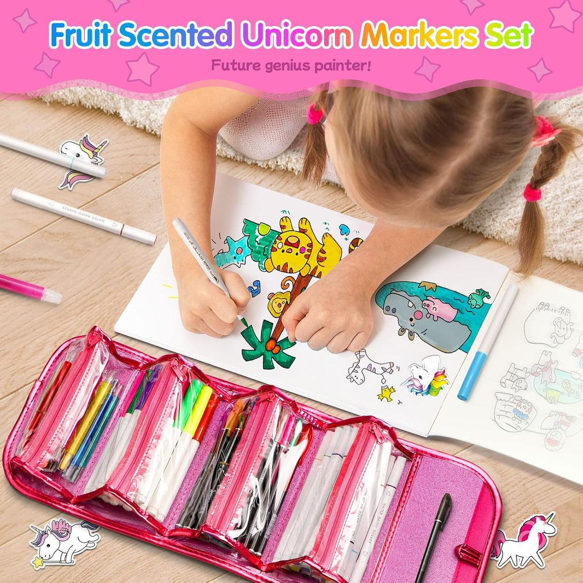 Unicorn Ultimate Coloring Art Supply Set