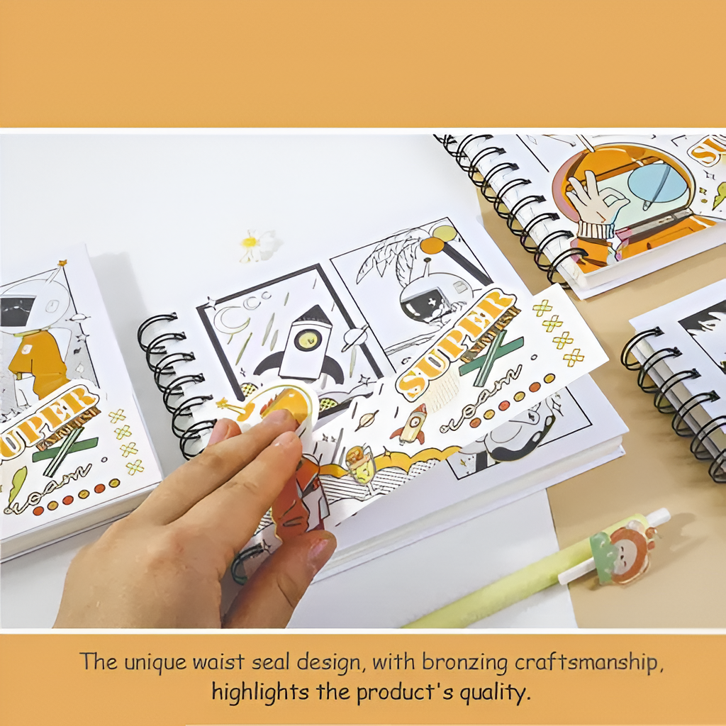 Space Super Universe Spiral Notebook