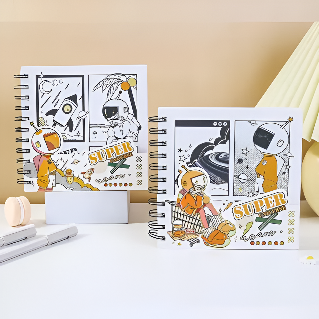 Space Super Universe Spiral Notebook