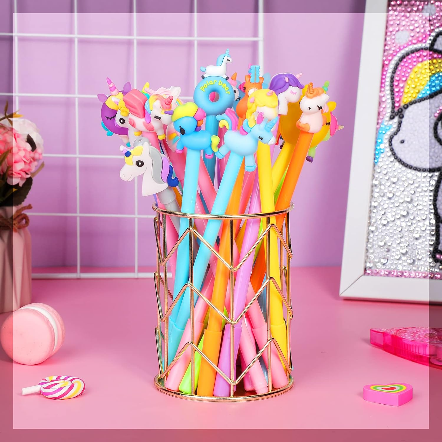 Unicorn Magic Gel Pens – Set of 10