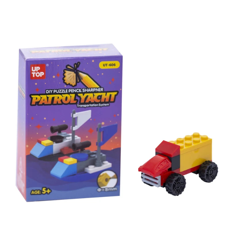 Transport DIY Puzzle Pencil Sharpener