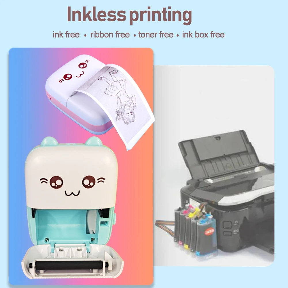 Mini Portable Thermal Printer