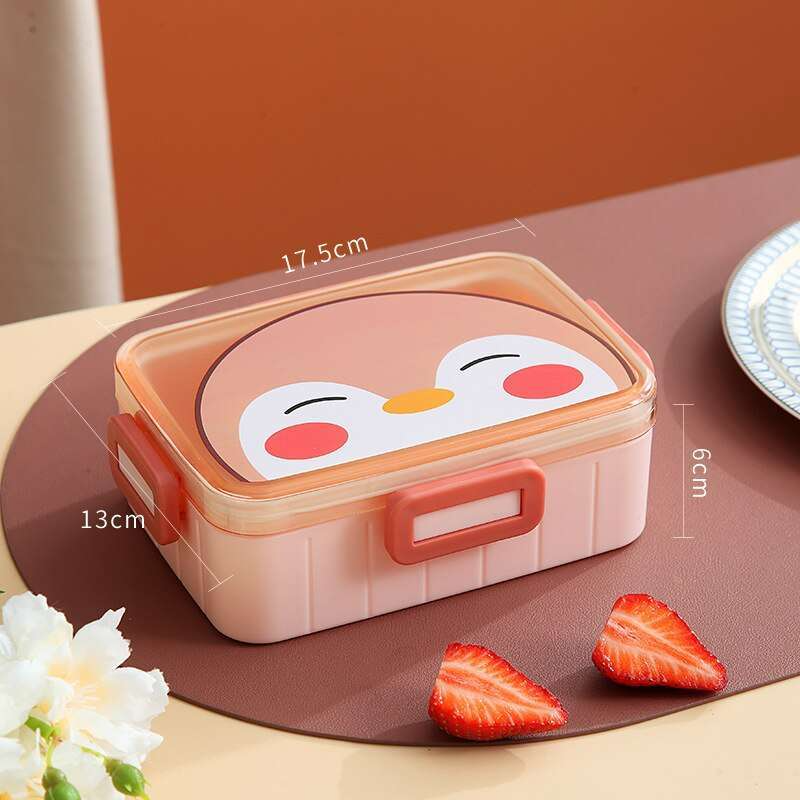 Animal Lunch Box With Spoon & Container