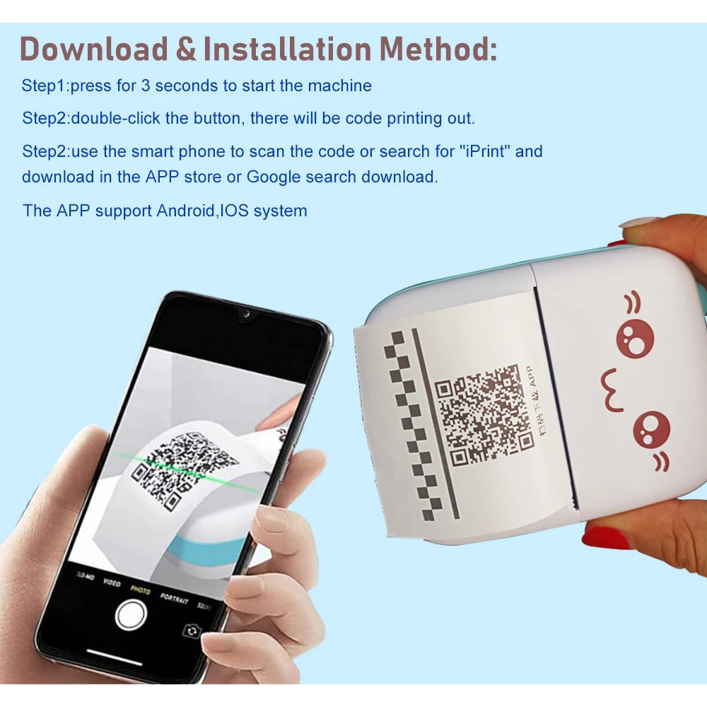 Mini Portable Thermal Printer