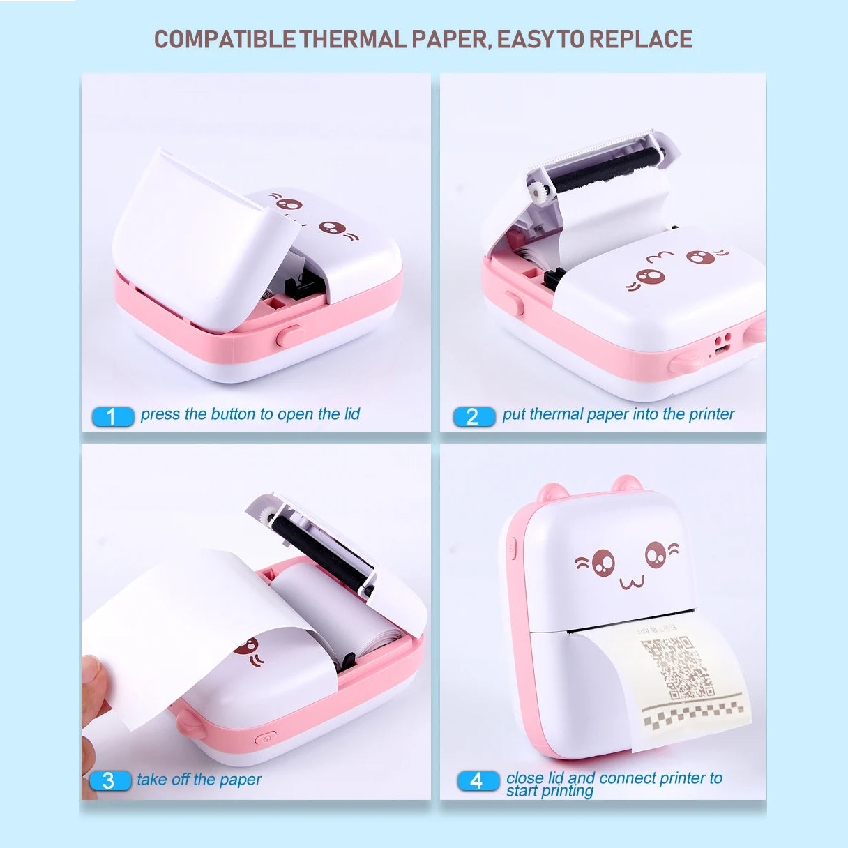 Mini Portable Thermal Printer
