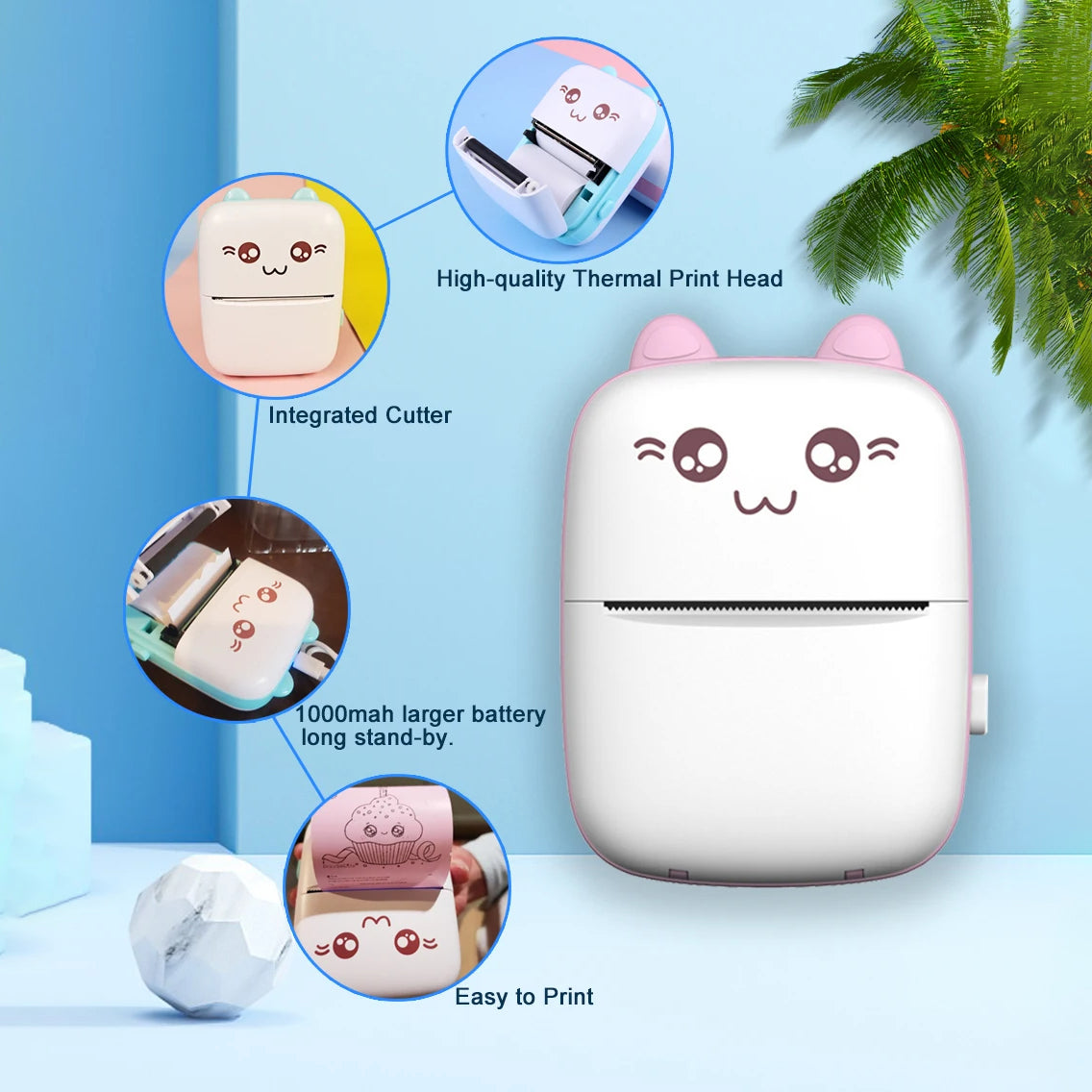 Mini Portable Thermal Printer