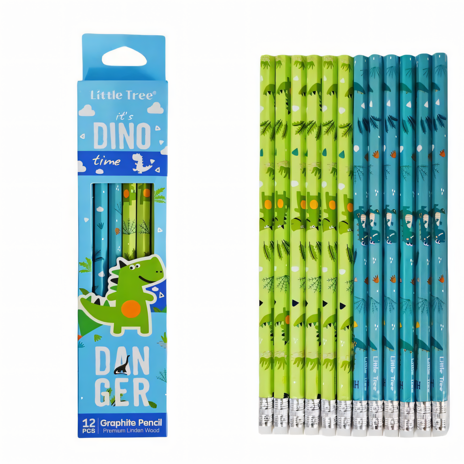Dino-Lover’s Pencil Set of 12pcs