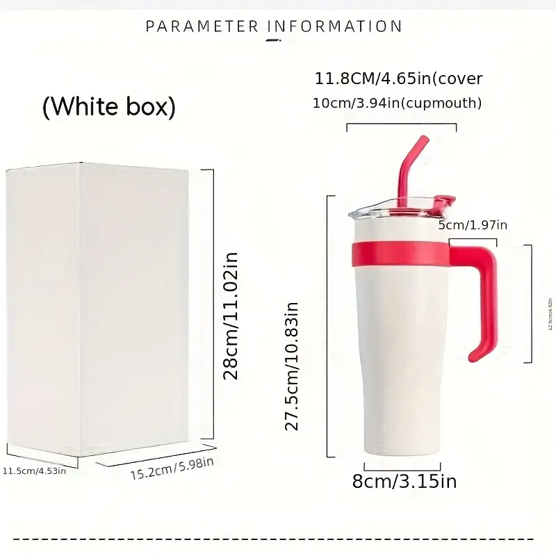 Large Capacity Stainless Steel Vacuum Tumbler With Handle 1250ml