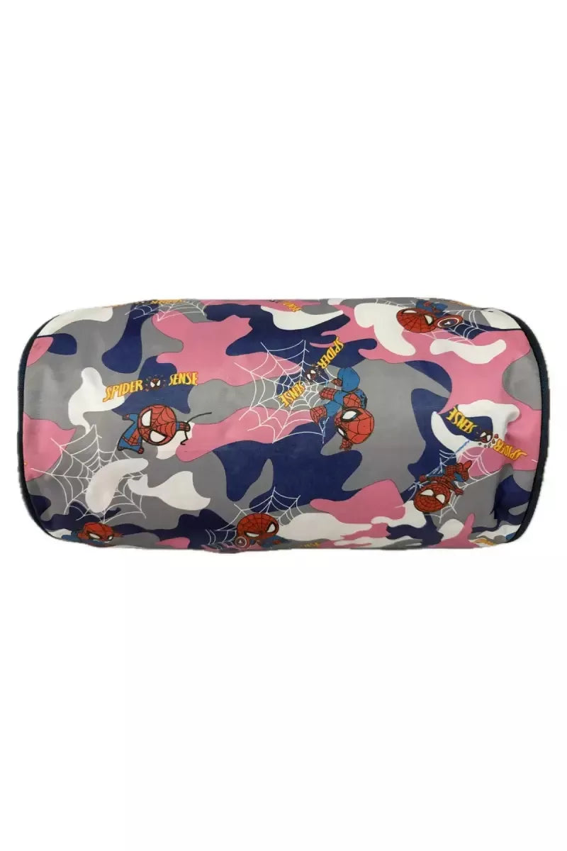 5 L Small Duffle Cum Gym/Sports Bag (Blue Spidy) - Blue