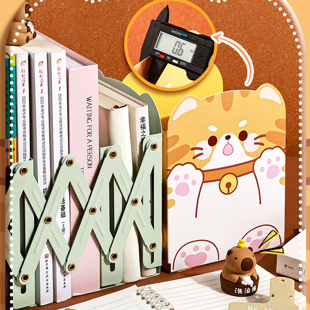 Cute Cat Adjustable Bookshelf | Book Organizer