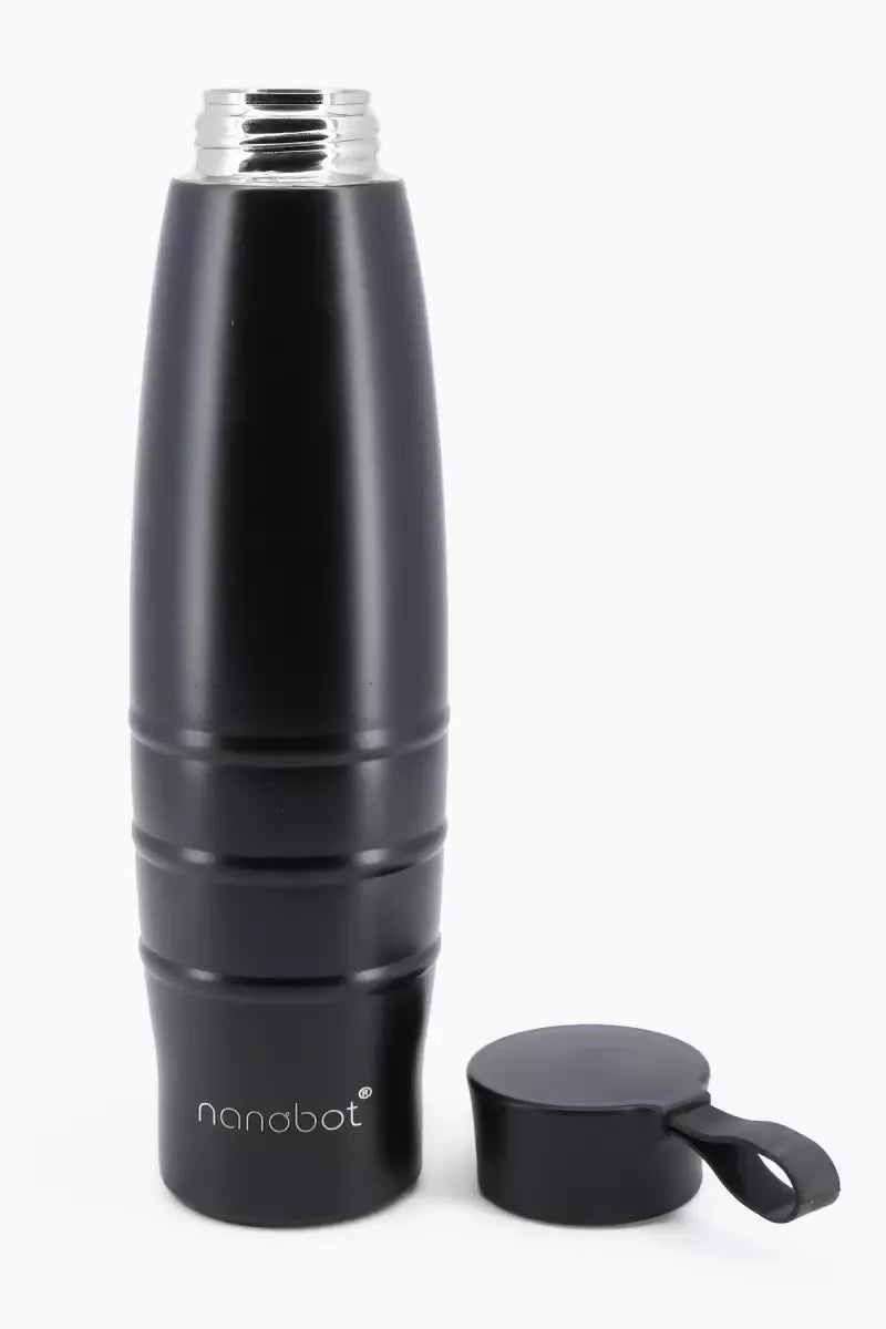 Nanobot Stainless Steel Black Panther Water Bottle - 750 ml