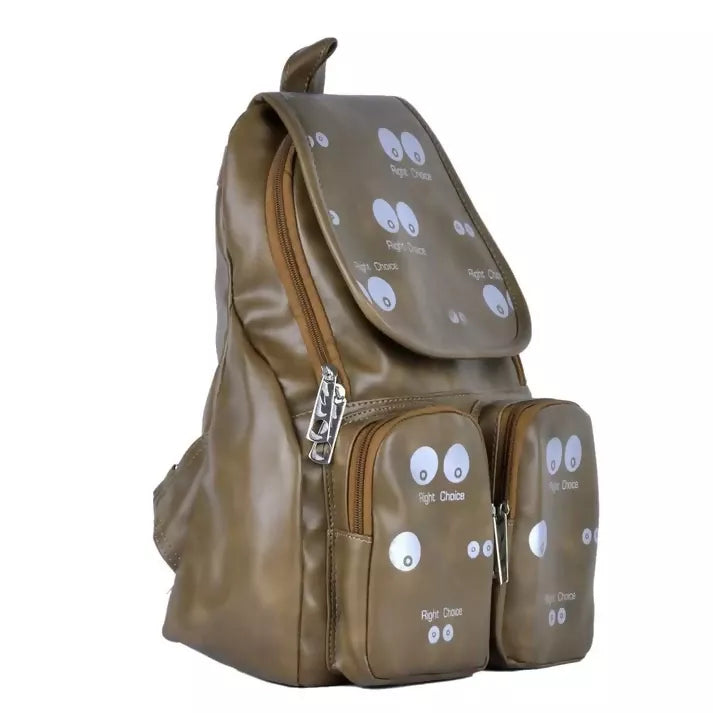 Right Choice Girl's Stylish Casual Backpack (Synthetic Material)