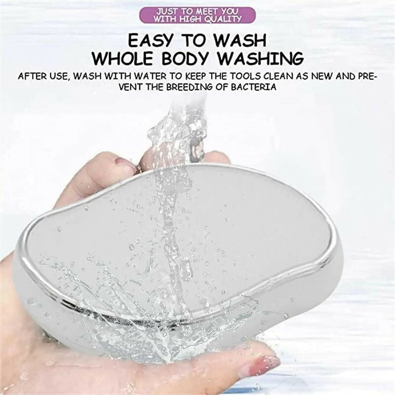 Crystal Hair Eraser for Women & Men – Painless Nano Hair Removal Tool for Full Body (Reusable & Travel-Friendly, Single piece)