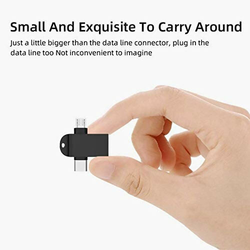 2 in 1 OTG Adapter Cable Micro USB+USB to USB 2.0 Female Connector Cable 1Pcs (Multi Color)