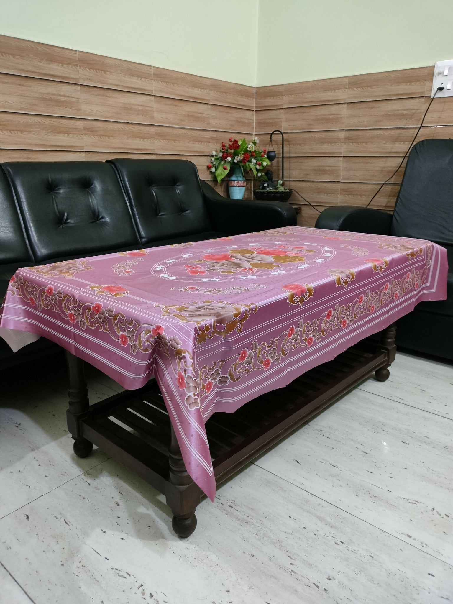 MD Table Cover 3D Printed Polyester for 2 to 4 Seater Tables (40 x 56 Inches)