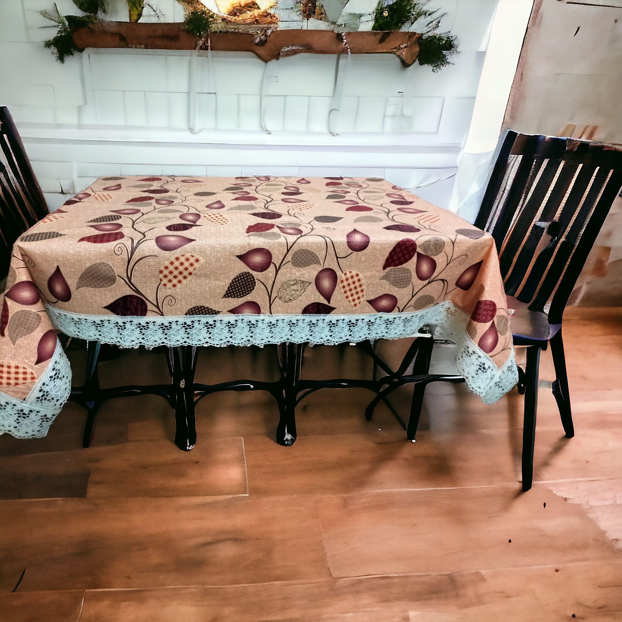 Mopak Decor3D Brown Sadish Table Covers in Premium Polyester Cloth Medium (40x60 Inches) and Large (60x90 Inches)