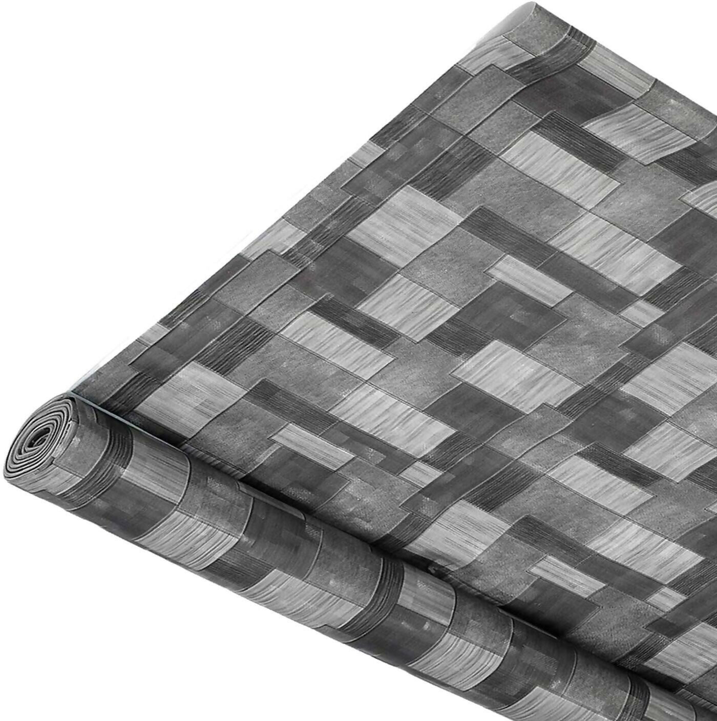 Mopak Decor Shelf Liner used for Wardrobe kitchen cabinet Drawer Slab Roll - (Grey)