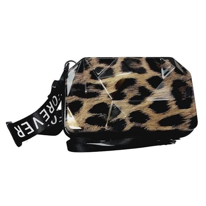 Fashion Street FS 3D Sling Box Bag (Brown)