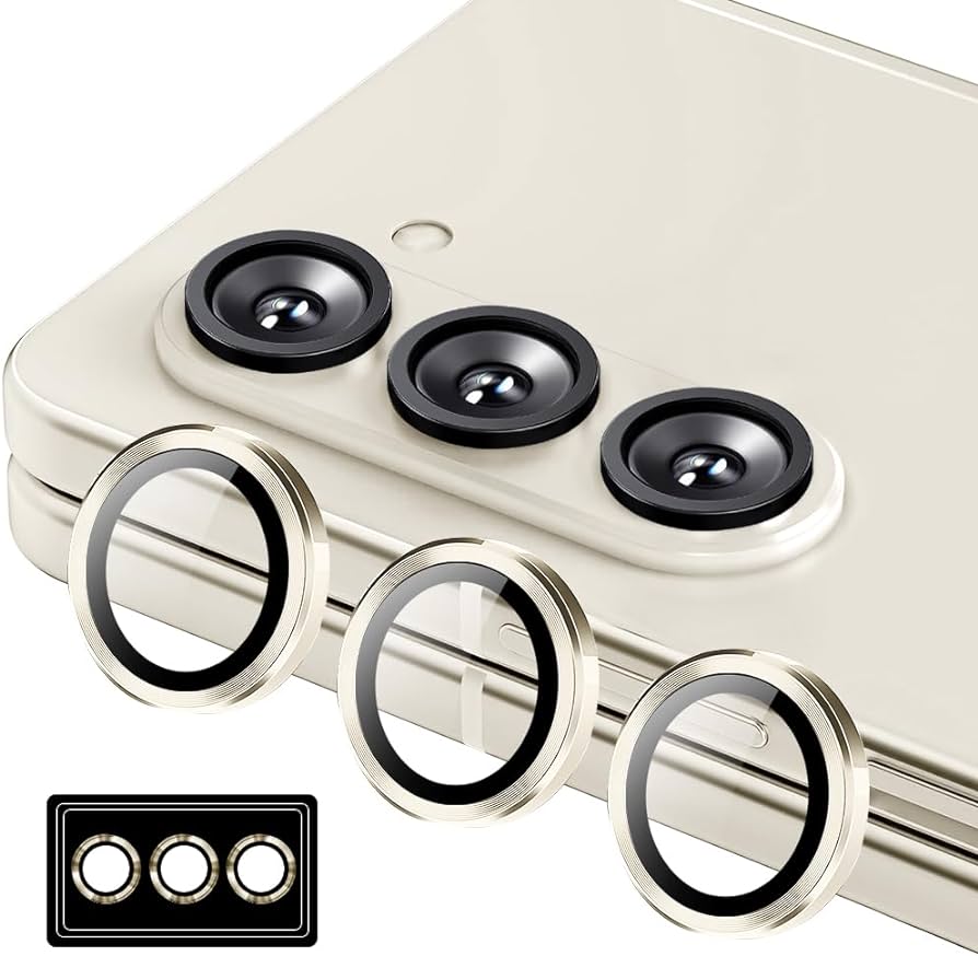 Green Metallic camera ring lens guard for Samsung Galaxy Z Flip 6