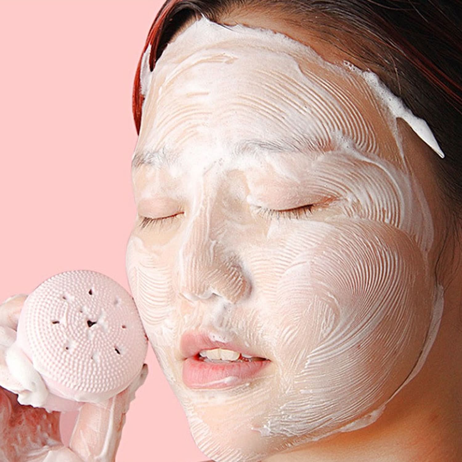 Facial Cleansing Brushes Cute Octopus Shape Silicone Face Scrubber Massager Skincare Tool (1pc)