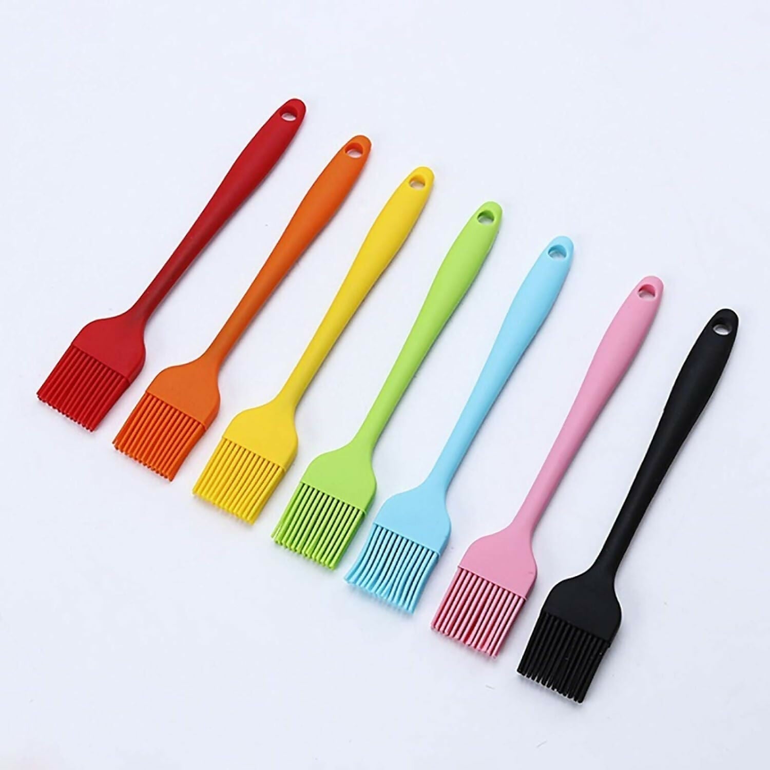 Silicone Basting Brush Set for BBQ & Grilling (Pack Of 2,Multicolor)