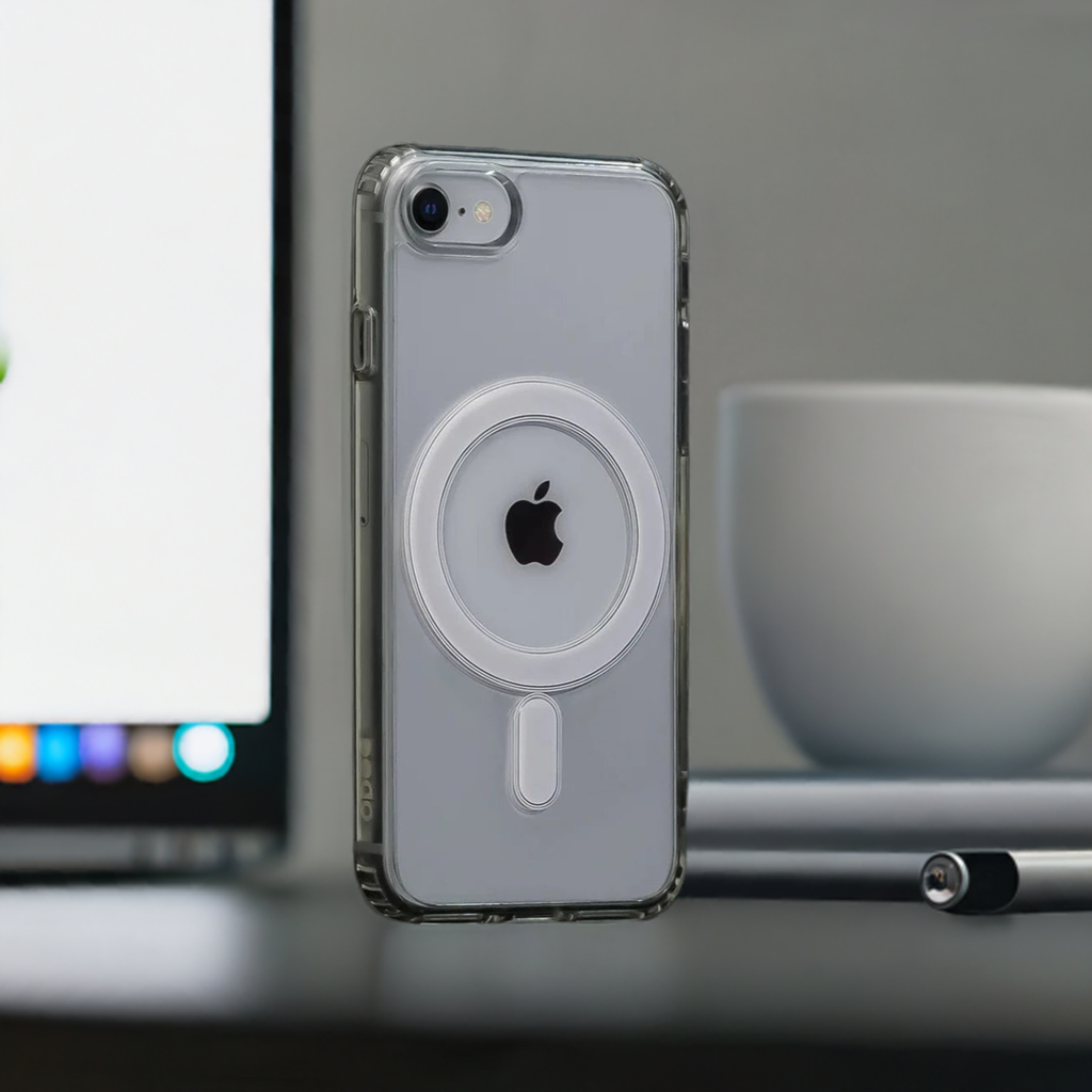 MagSafe Clear Transparent Silicone case for Apple iphone 8