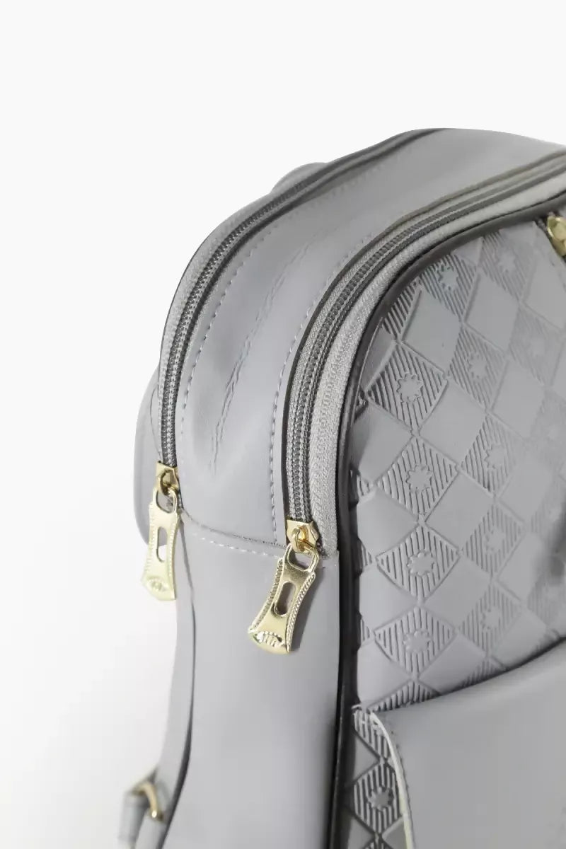 Trendy Casual Backpack for Girls - Light Grey