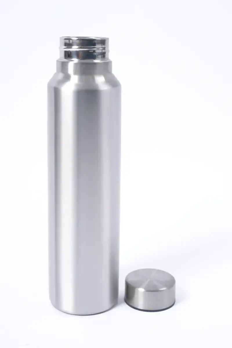 Stainless Steel Water Bottle (1 ltr, Silver)