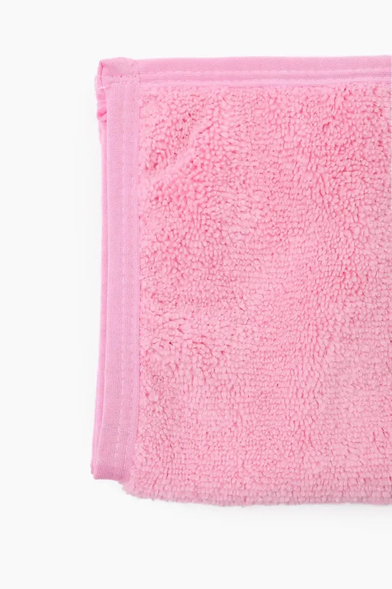 Microfiber Face Towel, (Copper Smith) 2 Pcs - 30 x 30 Cm (Pink)