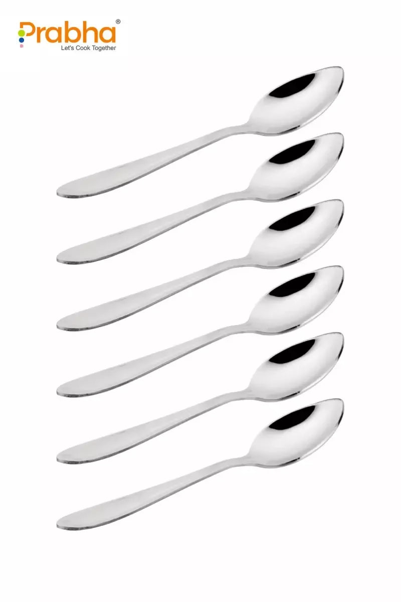 Prabha Stainless Steel Classic Baby Spoon Set - 16cm