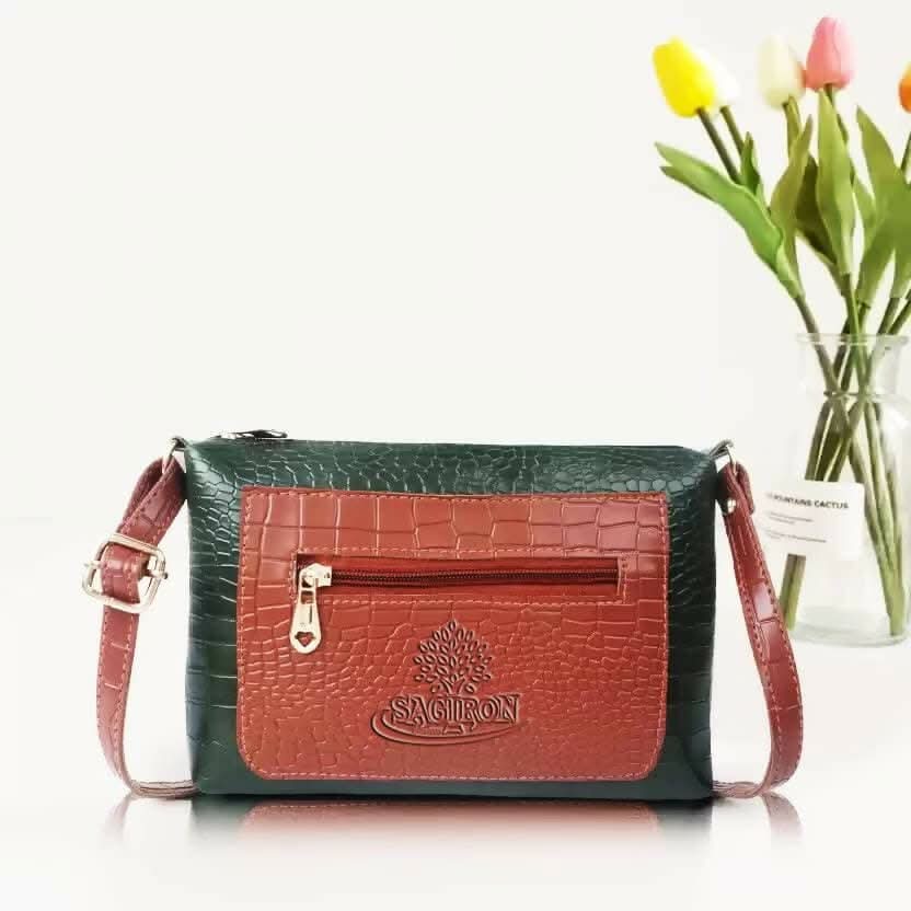 SAGIRON Tan Women Sling Bag