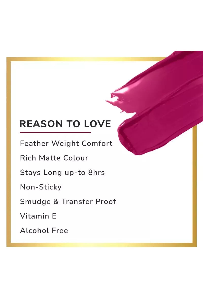 Neyah Show Stopper Matte Liquid Lipstick - 2.4gm (Epicuria)