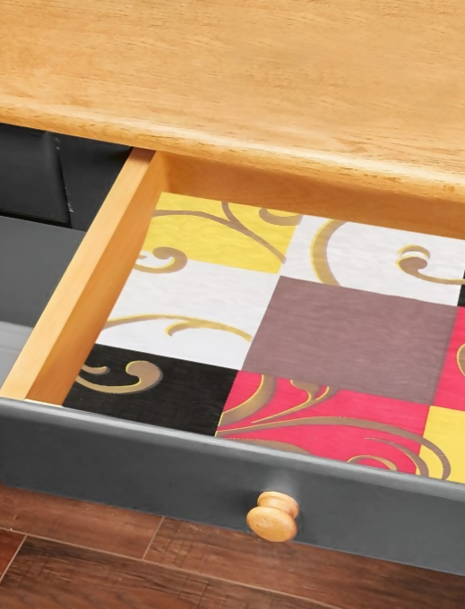 Mopak Decor ShelfLiner used for Wardrobe kitchen cabinet Drawer Slab Roll (Multi Multi Leaf)