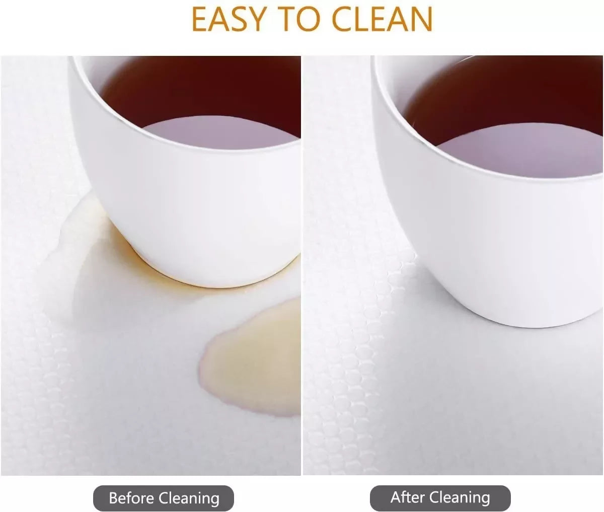 Mopak Decor Plain Eva Printed Solid Fridge Mat & Cover Pack of 1- (3Meters)