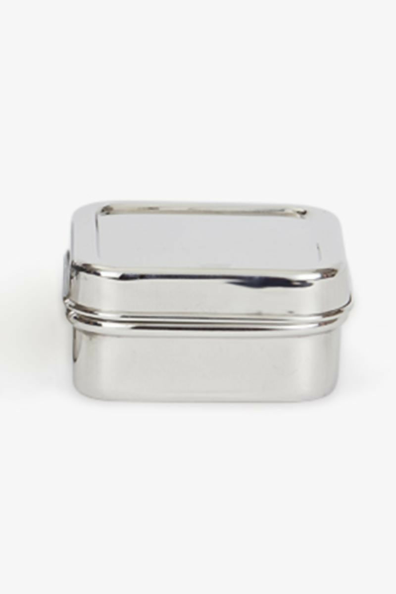Zion Stainless Steel Royal Square Lunch Box - 525 ML