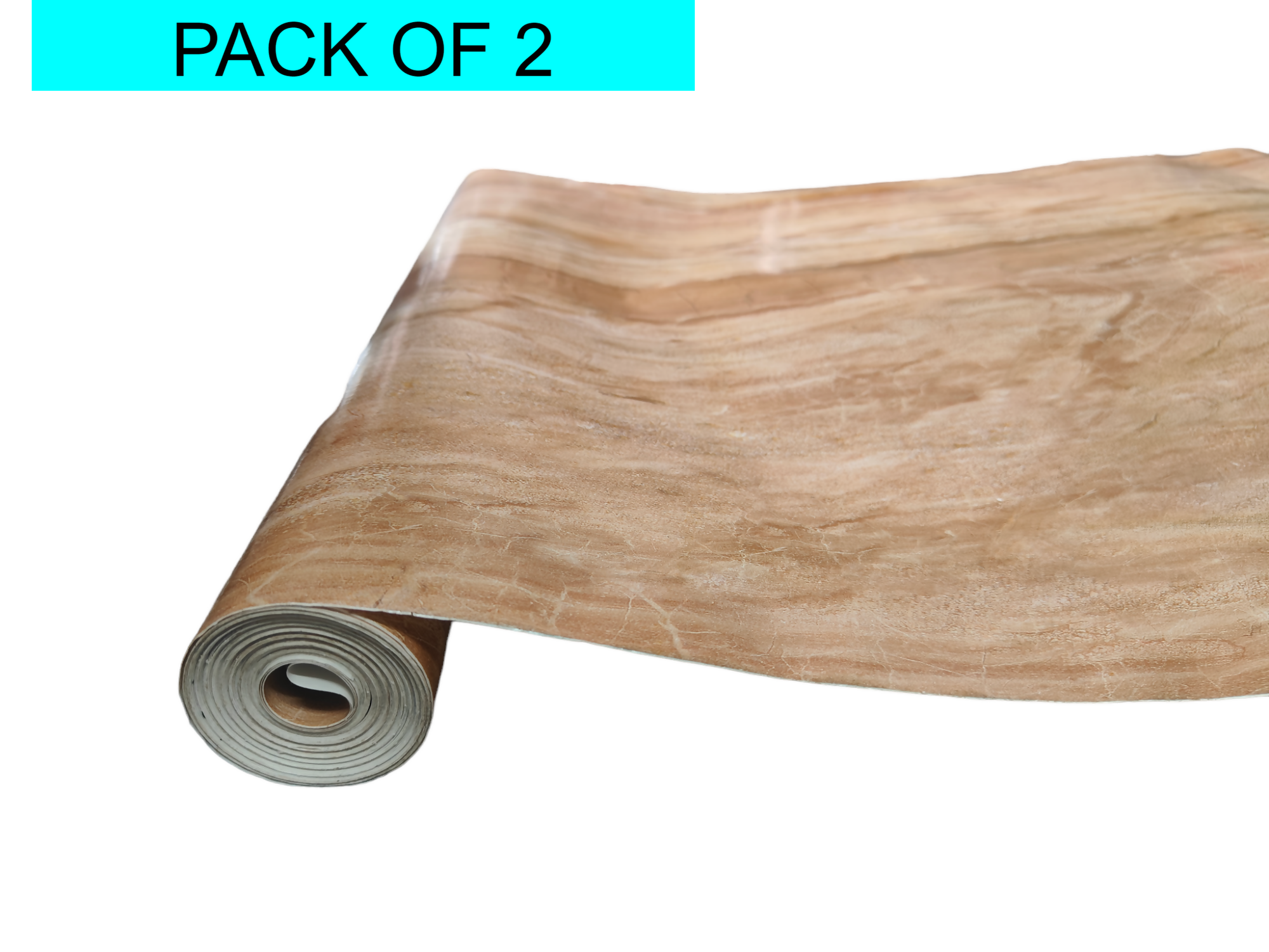 Mopak Decor Self-Adhesive Waterproof Wallpaper for Wall, Kitchen, Fridge, Almira & Tabletop – 45 x 100 cm (Pack of 2, Multi-Purpose Decorative Stickers)