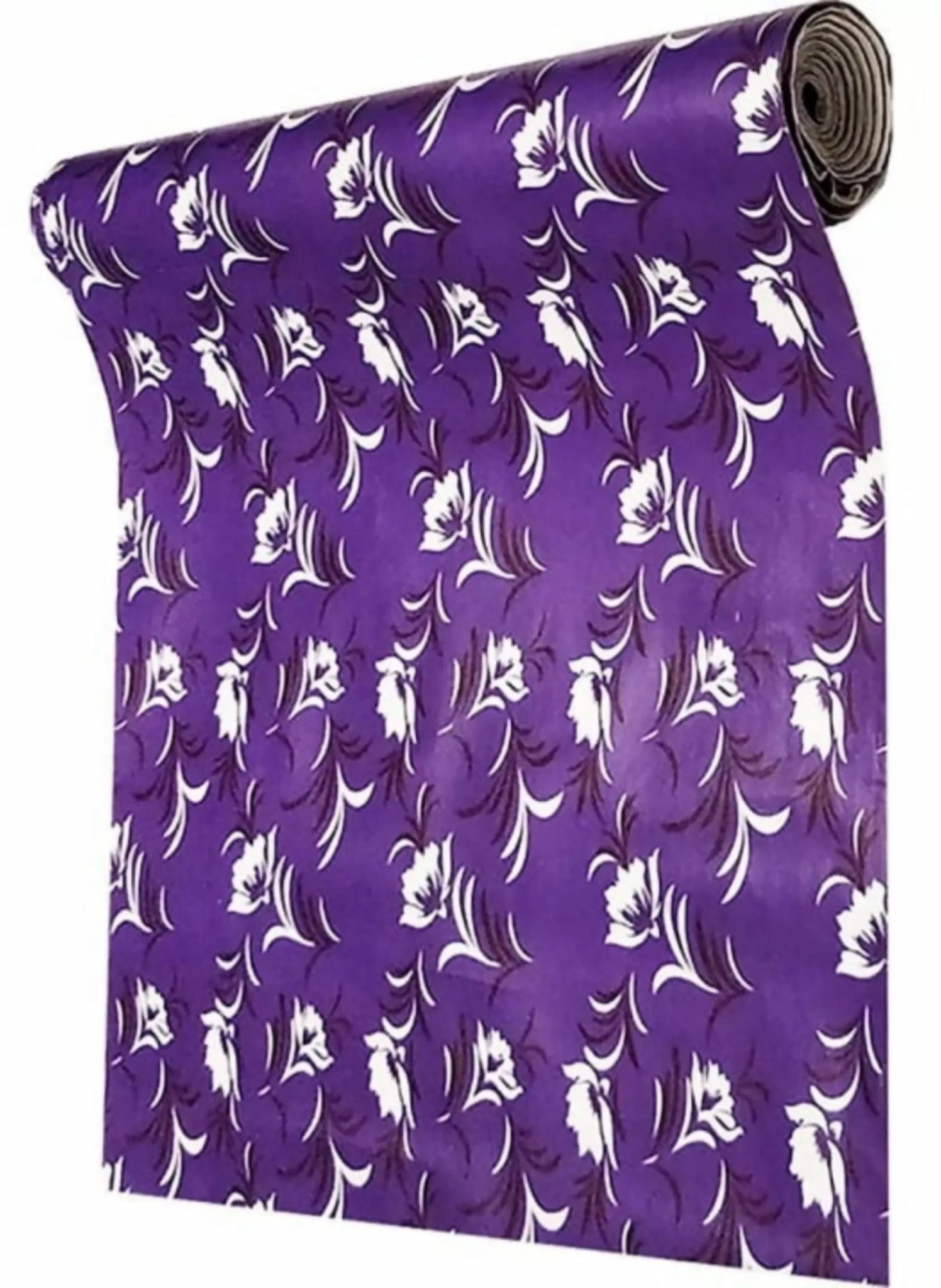 Mopak Decor Polyester Solid Fridge Mat & Cover - (Purple)