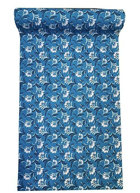 Mopak Decor ShelfLiner used for Wardrobe kitchen cabinet Drawer Slab Roll (Sky Blue Nalni)