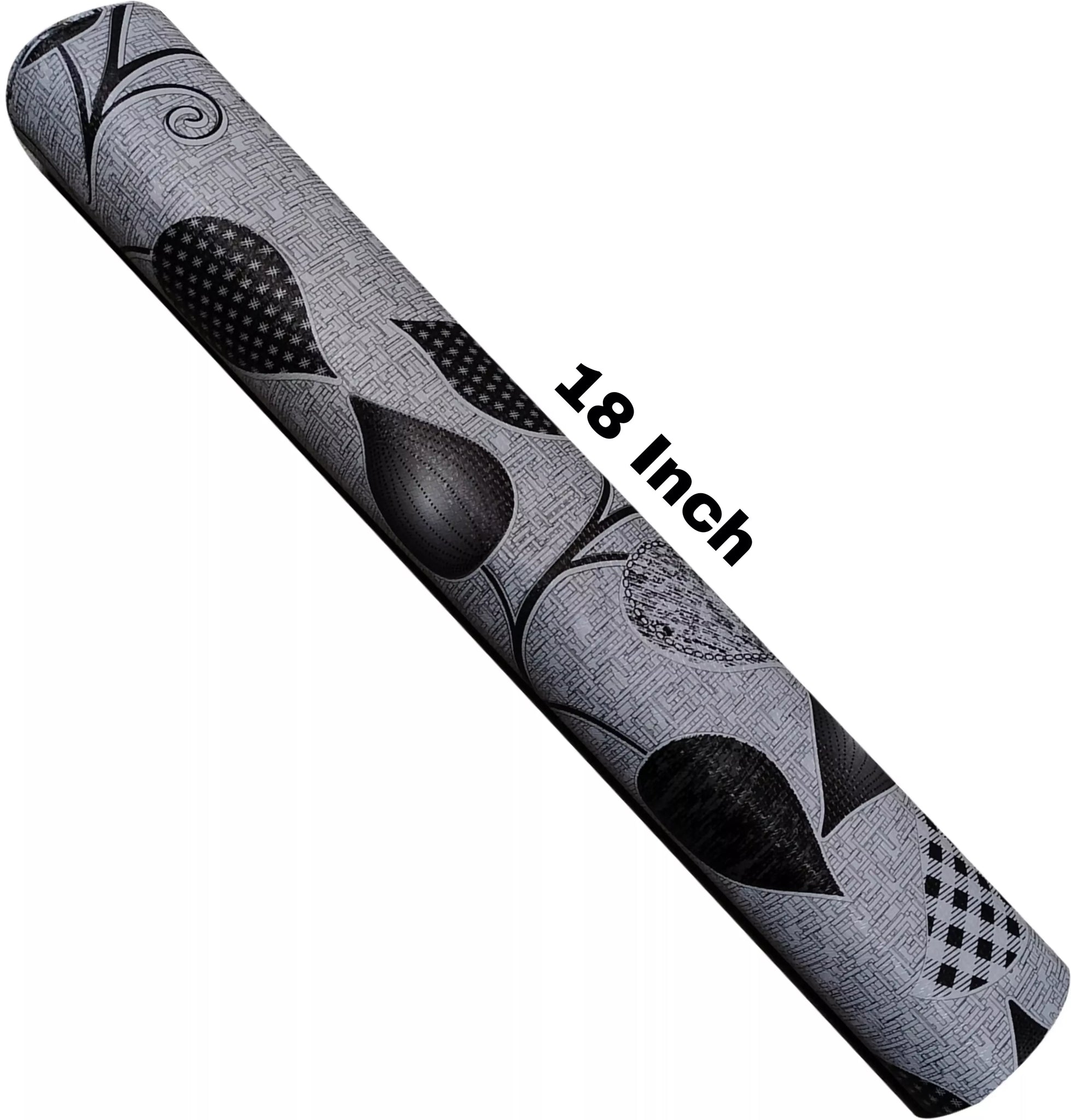 Mopak Decor Polyester Solid Fridge Mat & Cover - 50045 (Gray)