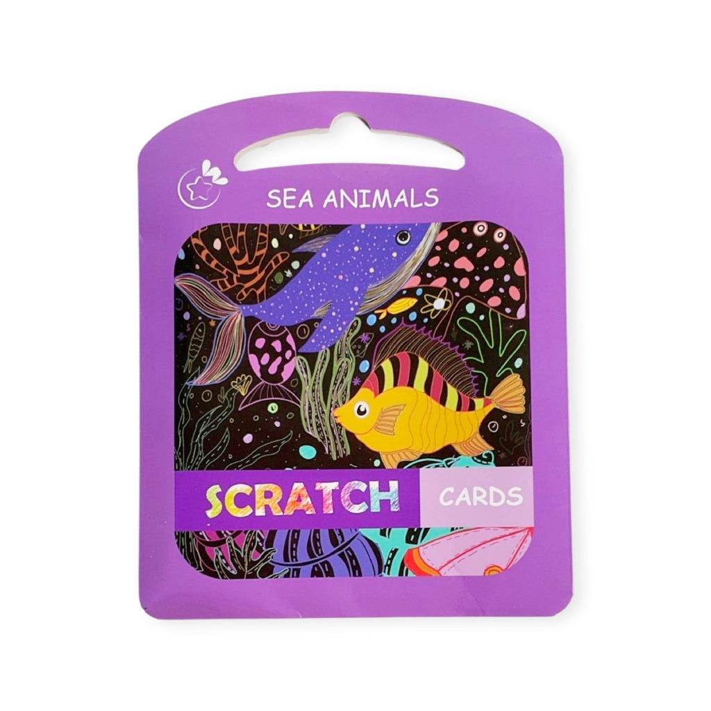 Kids' Painting Fun Scratch Cards 4 Sheets