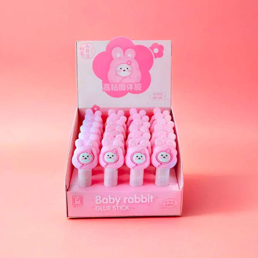 Cute Baby Rabbit Glue Stick