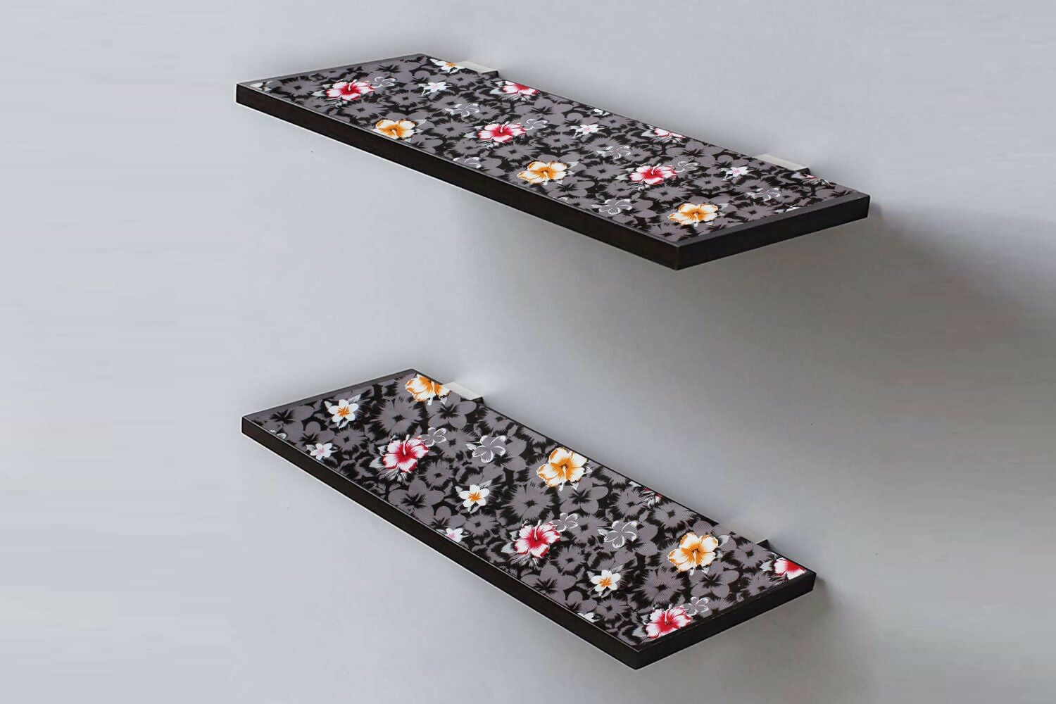 Mopak decor Polyester Solid Fridge Mat & Cover 50045 (Gray)