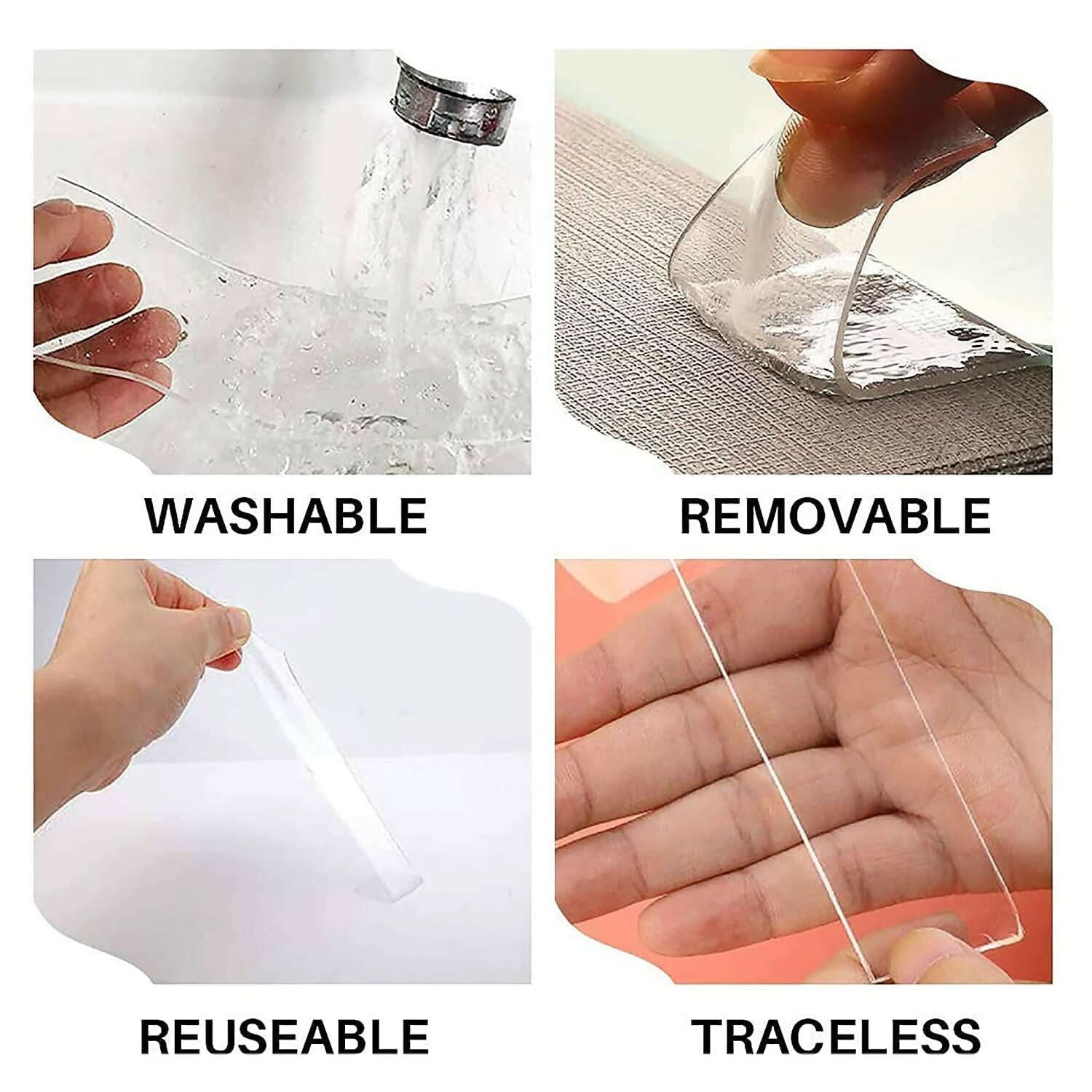 Multispace Heavy Duty Double-Sided Tape Multipurpose Removable Adhesive for Wall