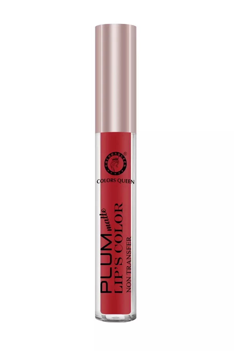 Colors Queen Plum Matte Long Lasting Waterproof Lipstick (7gm, Red)