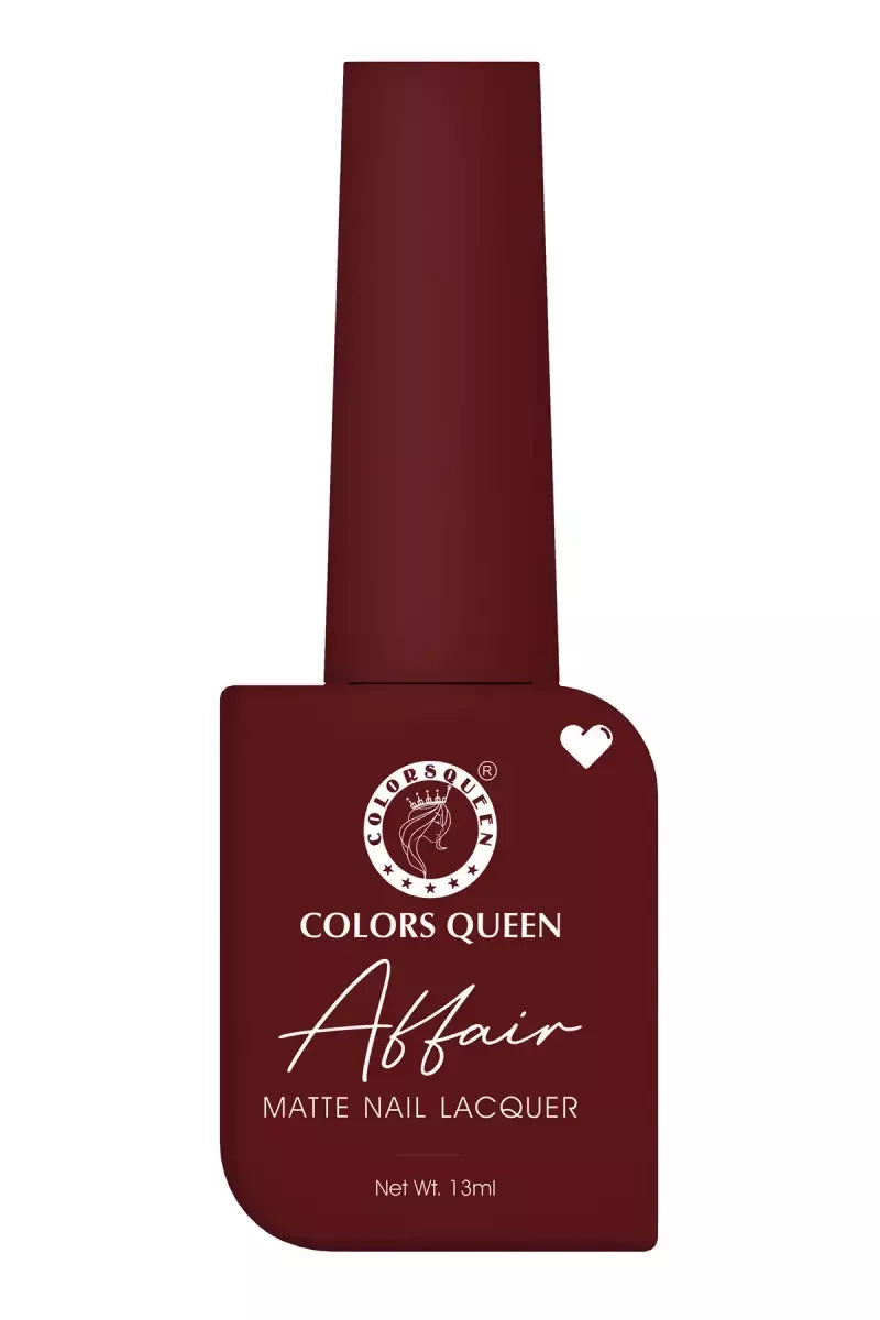 Colors Queen Affair Matte Nail Laquer Nail Polish (13ml, Shade 18)