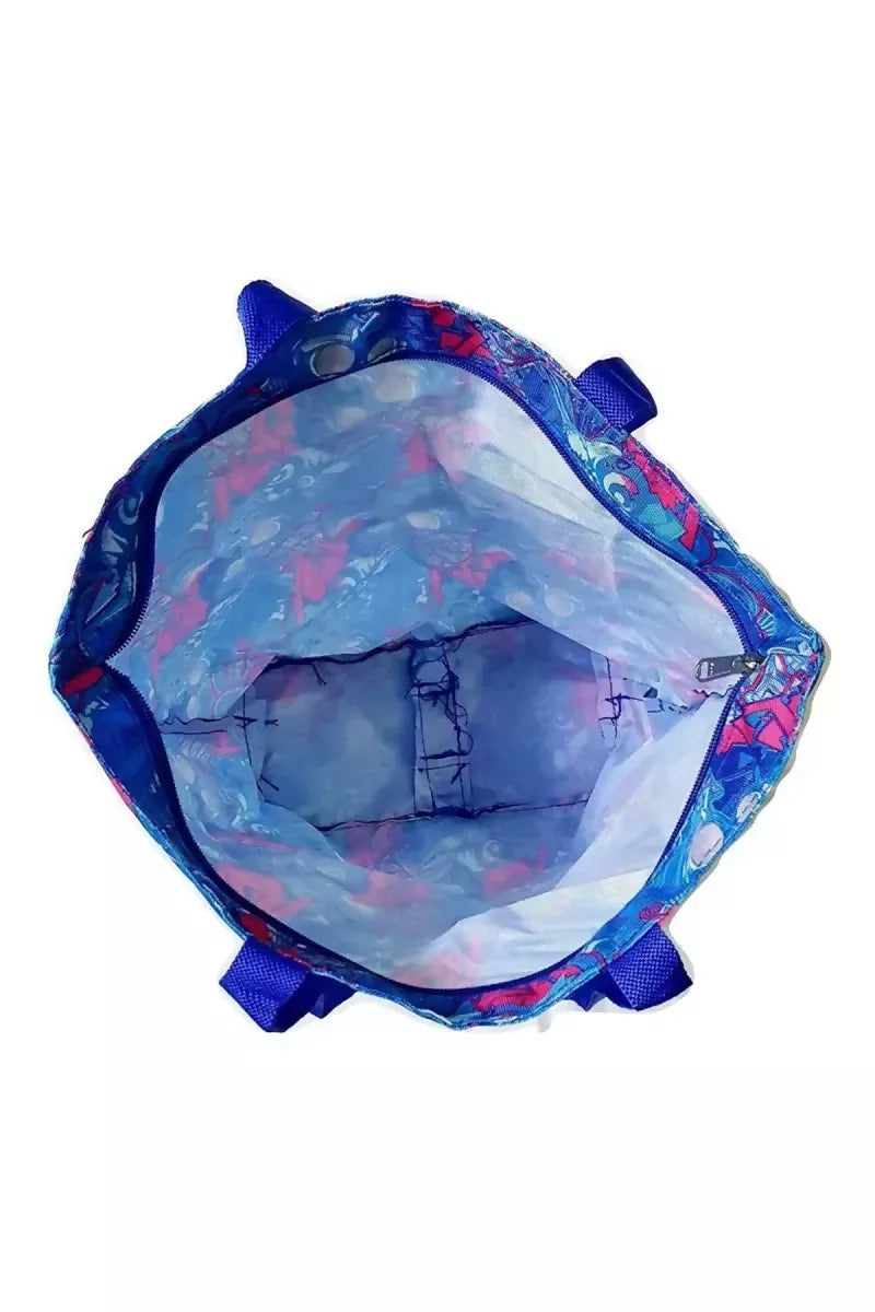 Folding Thaila Grocery Bag/Shopping Bag - Blue